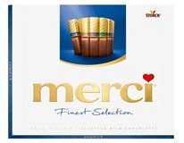 Merci Finest selection s mléčnou čokoláda