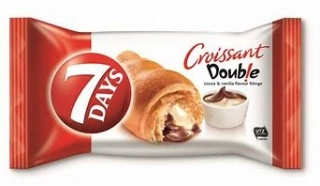 7Days Croissant double kakao a vanilka