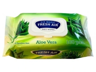 Fresh Air Dětské vlhčené ubrousky 100ks Aloe Vera