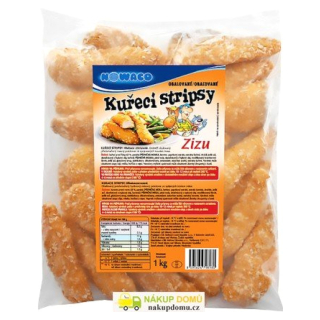 Kuřecí stripsy mražené Zizu Nowaco