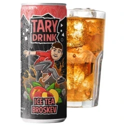 TARY DRINK 0,25L plech Ice Tea Broskev