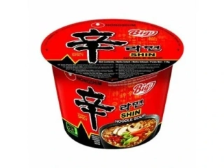 Nudlová instantní polévka Big Bowl Shin Ramyun pálivá 114g