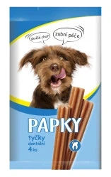 Papky dentální tyčinky 4ks