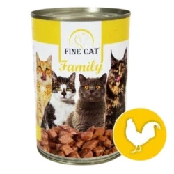 Fine Cat Family 415g konzerva - drůbeží