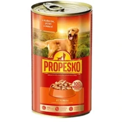 Propesko Kousky Pes 415g Kuřecí/Játra