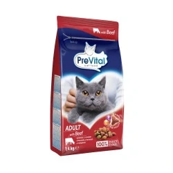 Prevital Granule Kočka 1,4kg Adult Hovězí