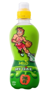 Hello My Drink Nápoj jablko 330ml