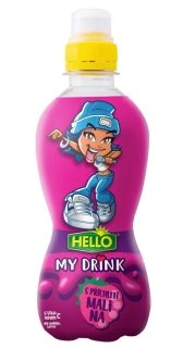 Hello My Drink Nápoj malina 330ml