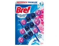 Bref WC Color Aktiv blok Blue Water Fresh Flowers 3 x 50 g